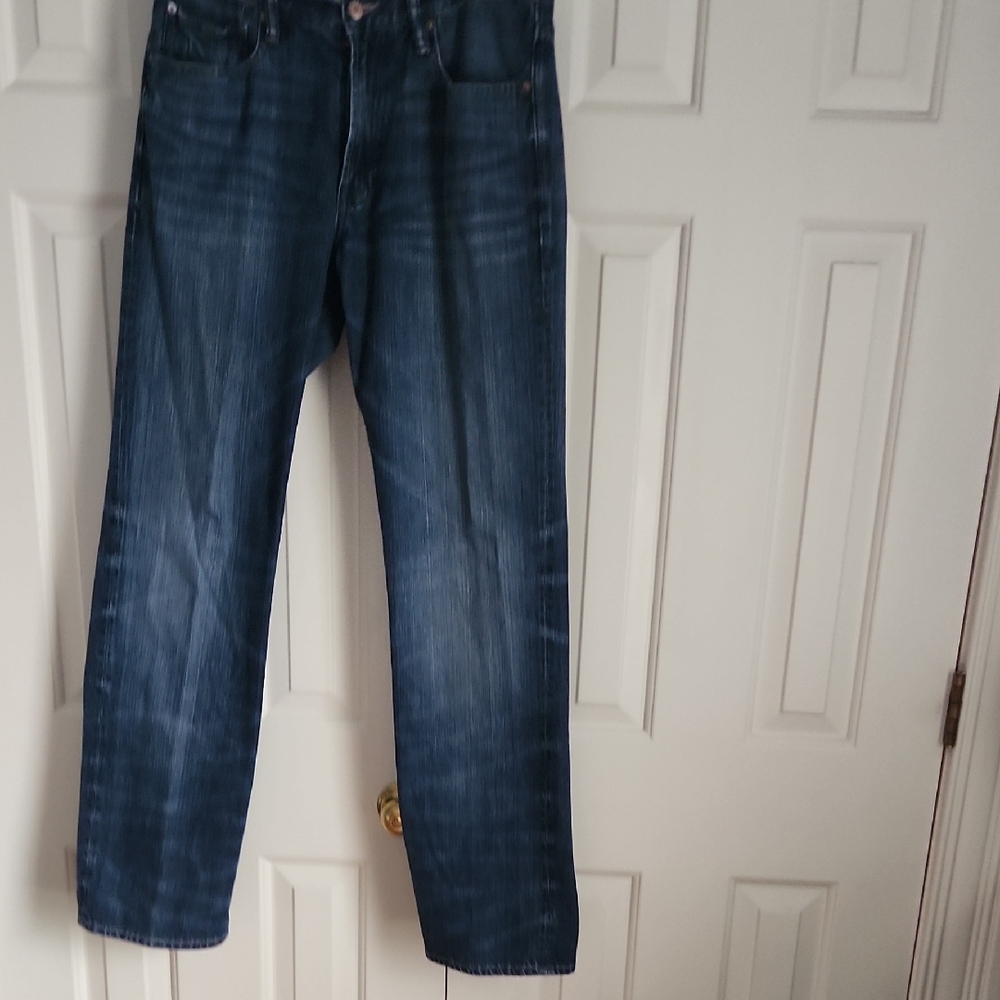 GAP Men's Dark Blue Straight Jeans